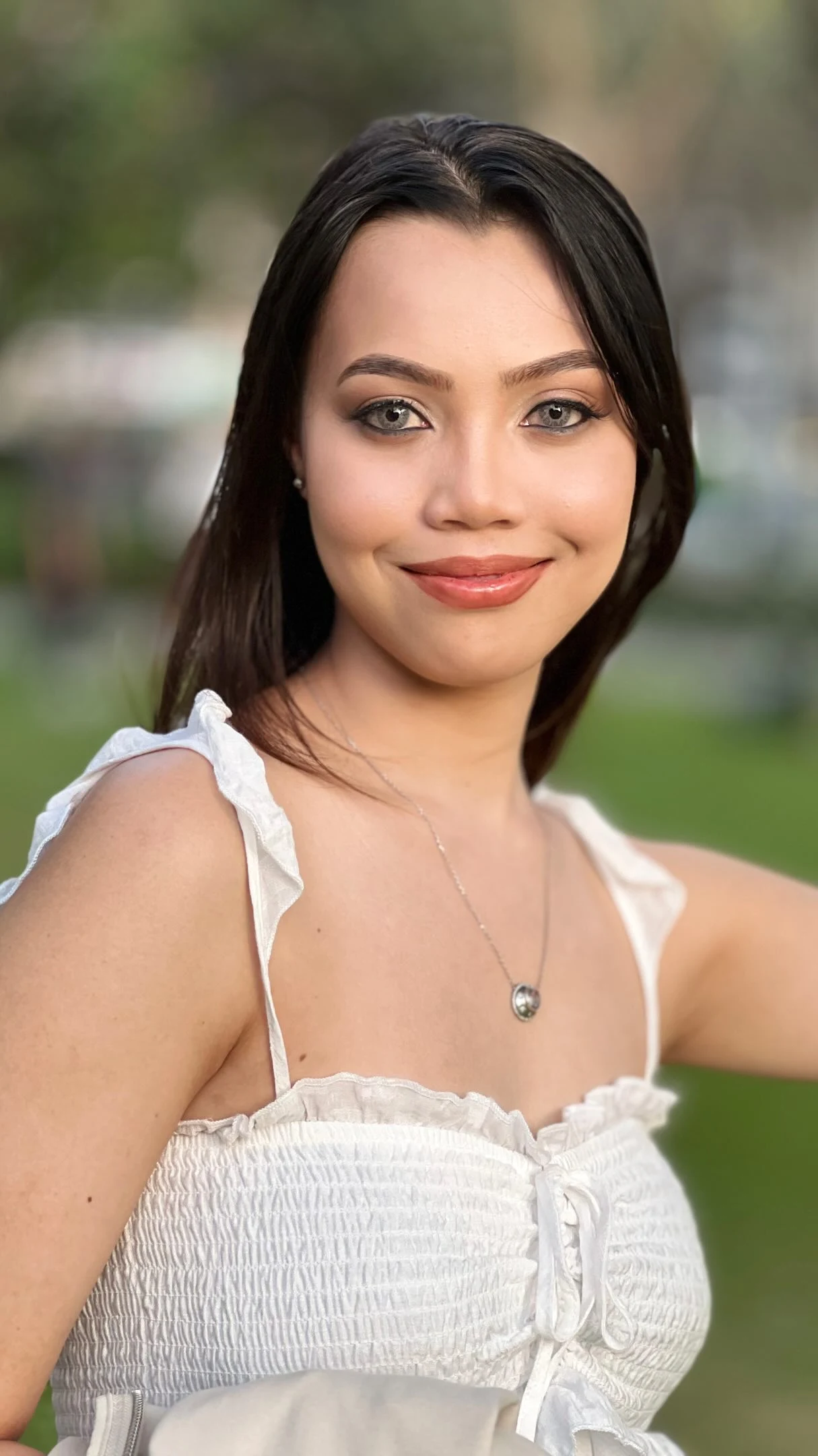 Bridal hair and makeup portrait